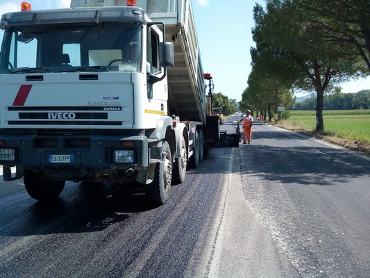 SP 8 del Salinello: lavori di manutenzioni e asfalti