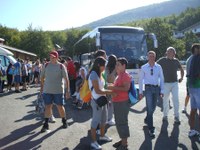 L'arrivo alla stazione turistica