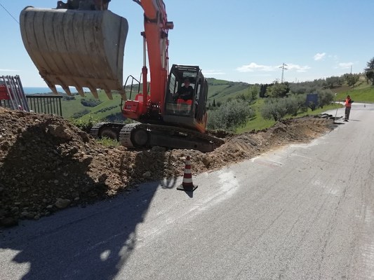 Strade, manutenzioni straordinarie: iniziati i lavori sulla Specola a Teramo