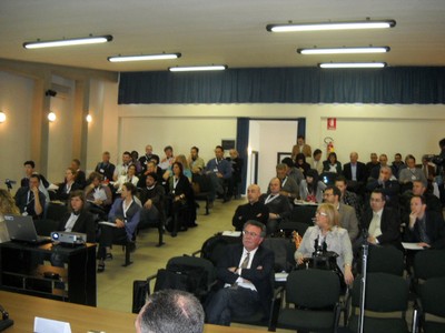 La sala a Palazzo del Mare a Roseto