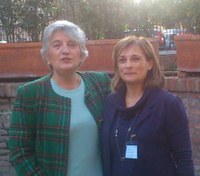 Nella foto Alessandra Servidori (sx) e Anna Pompili 
