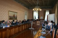 Un momento del Tavolo provinciale per l'area di crisi Val Vibrata